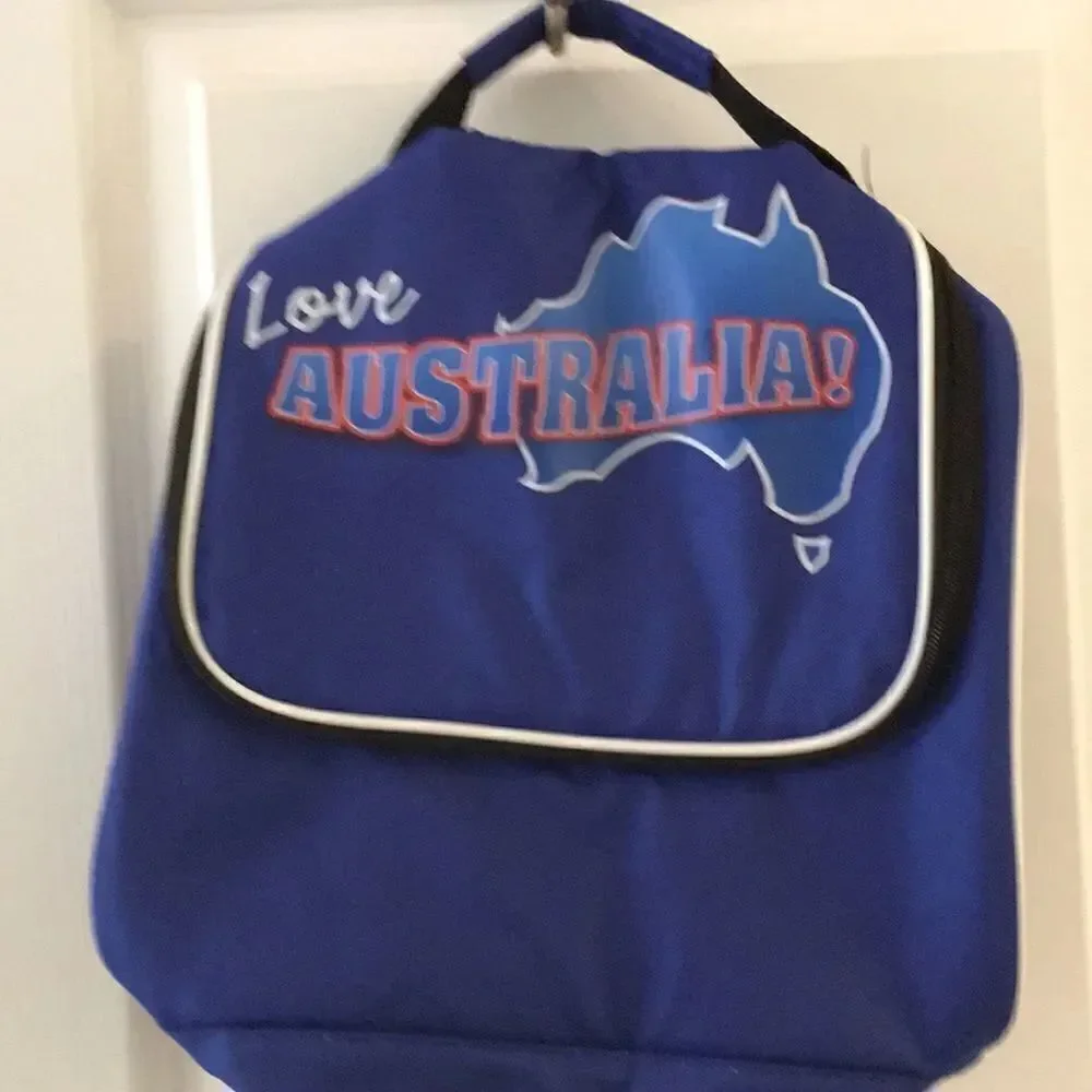 Vintage McDonalds Macca’s Australia blue lunch bag pack retro from Oz Aussie